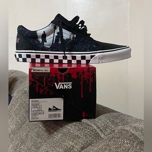 BRAND NEW Size 13 Exorcist Vans. Part Of The HOUSE OF TERROR Collection.